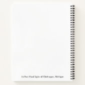 14 Foot Shoal Light notitieboek (Achterkant)