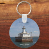 14 Foot Shoal Light-sleutelketen Sleutelhanger (Voorkant)