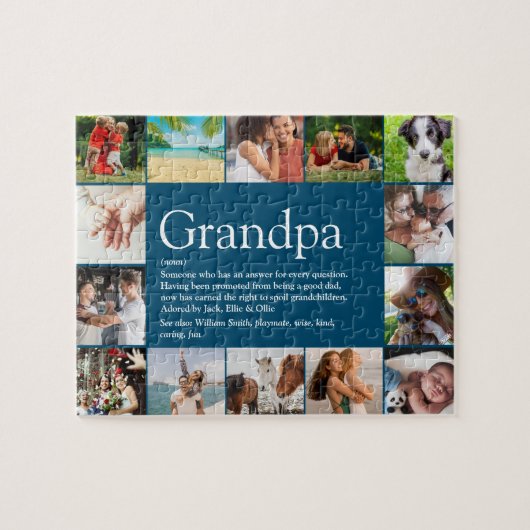14 Foto Best Grandpa, Papa, Grandad Definition Legpuzzel (Horizontaal)