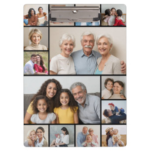 14 Foto Collage Friends & Family Clipboard Klembord