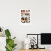 14 Foto Collage Voeg Je Eigen Groet Toe Poster (Thuiskantoor)