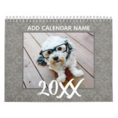 14 Foto - Foto's beslaan hele pagina op Maatwerk Kalender (Hoes)