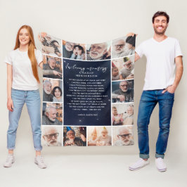 14-Foto In Loving Memory Nachtelijke Hemel Aangepa Fleece Deken