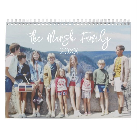 14 Foto met volledige dekking — Minimale ontwerpre Kalender (Hoes)