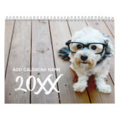 14 Foto - Volledige Dekking Whimsical Lettertype Kalender (Hoes)
