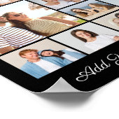 14 Fotocollage Voeg uw eigen groet toe Poster (Hoek)