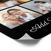 14 Fotocollage Voeg uw eigen groet toe Poster (Hoek)