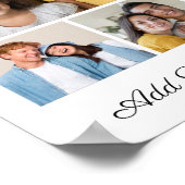 14 Fotocollage Voeg uw eigen groet toe Poster (Hoek)
