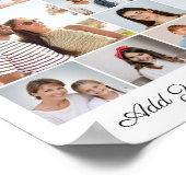 14 Fotocollage Voeg uw eigen groet toe Poster (Hoek)