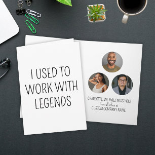 14 foto's die ik gebruikte om met Legends Coworker Kaart