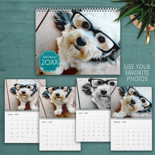 14 Foto's Sjabloon - Whimsical Custom Photo Kalender