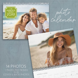 14 Foto's Volledige Afdekking - Modern Minimaal De Kalender