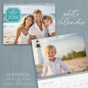 14 Foto's Volledige Inhoud - Voeg je foto's toe Kalender