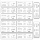 14 gel nagellak 15ml flesetiketten minimalistisch sticker (Voorkant)