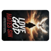 #14 God liefhebben zonde haten Magneet (Horizontaal)
