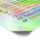 14 Goede-ochtendgeluiden voor een positief leven Foto Afdruk (Hoek)