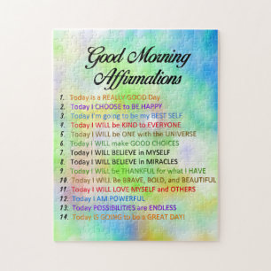 14 Good Morning Affirmations Legpuzzel