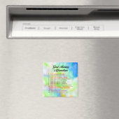 14 Good Morning Affirmations Magneet (Insitu (Vaatwasser))