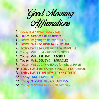 14 Good Morning Affirmations Notitieboek