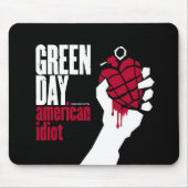 14 GREEN DAY logo Accessories Mouse Pads Muismat (Voorkant)