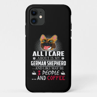 14 Het enige waar ik om geef is mijn Duitse herder Case-Mate iPhone Case
