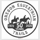 14 inch OET 50 jaar Logo Vinyl sticker (Vel)