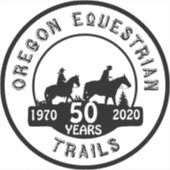 14 inch OET 50 jaar Logo Vinyl sticker (Voorkant)