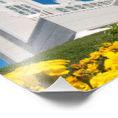 14-inch x 11-inch foto LDS San Diego Temple Afdruk (Hoek)