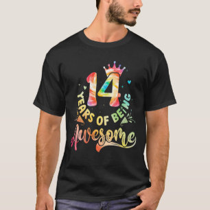 14 jaar Geweldige viering 14e verjaardag T-shirt