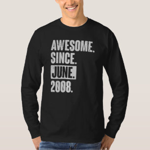 14 jaar oud 14e verjaardag Geweldige sinds juni 20 T-shirt