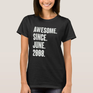 14 jaar oud 14e verjaardag Geweldige sinds juni 20 T-shirt