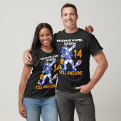 14 jaar oud astronaut Space Planet 14e verjaardag T-shirt (Unisex)