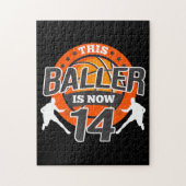 14 jaar oud Basketball Kind Gift Son Legpuzzel (Verticaal)