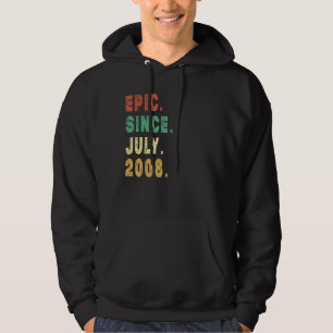 14 jaar oud epic sinds juli 2008 14e verjaardag hoodie
