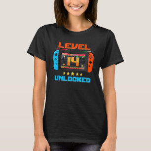 14 jaar oud niveau 14 14e verjaardag, jongen VI T-shirt