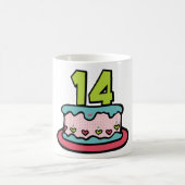 14 jaar oude Birthday Cake Koffiemok (Center)