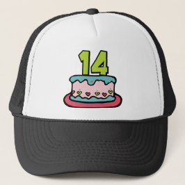 14 jaar oude Birthday Cake Trucker Pet