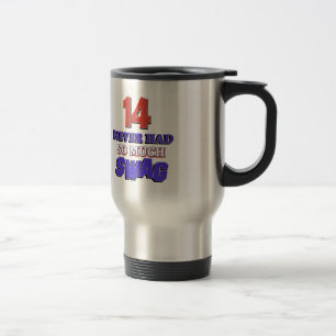 14 jaar oude geboorte-cadeau reisbeker