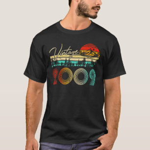 14 jaar oude jongens meisjes 2009 14e verjaardag t-shirt