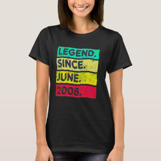 14 jaar oude legende sinds juni 2008 14e verjaarda t-shirt
