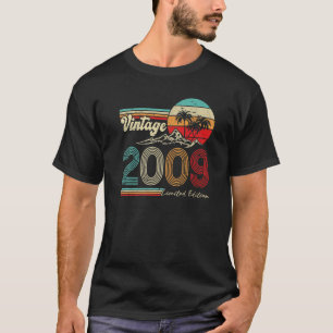 14 jaar oude Retro 2009 14e verjaardag 1 T-shirt