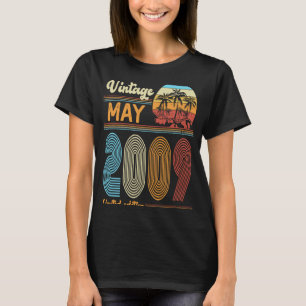 14 jaar oude verjaardag Vintage mei 2009 meisjes j T-shirt