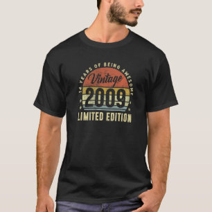14 jaar oude Vintage 2009 14e verjaardag 1 T-shirt