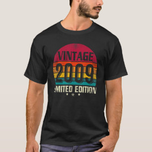 14 jaar oude Vintage 2009 14e verjaardag T-shirt