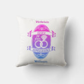 14 jaar traditioneel ivoorjaar 14e trouwdag kussen (Achterkant)