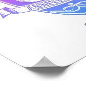 14 jaar traditioneel ivoorjaar 14e trouwdag poster (Hoek)