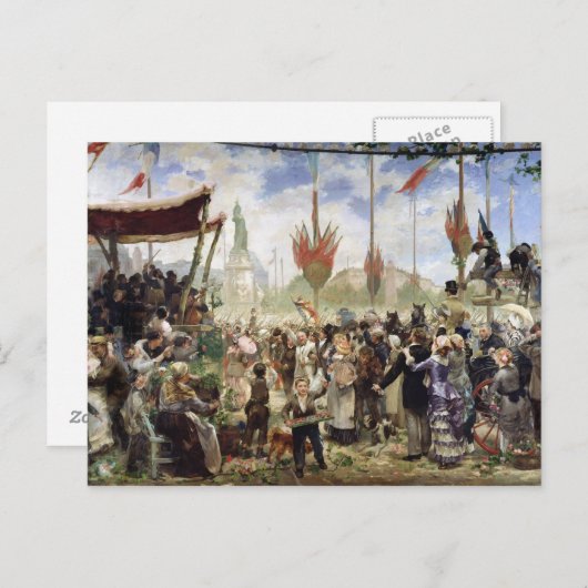 14 juli 1880, 1882 briefkaart (Voorkant / Achterkant)