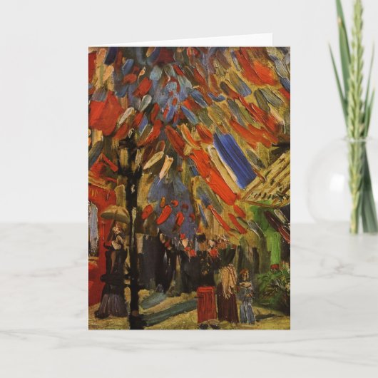 14 juli 2010 in Parijs door Vincent van Gogh Kaart (Voorkant)