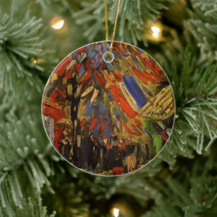 14 juli 2010 in Parijs door Vincent van Gogh Keramisch Ornament