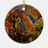 14 juli 2010 in Parijs door Vincent van Gogh Keramisch Ornament (Voorkant)